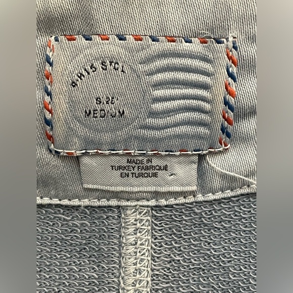 Anthropologie Postmark Light Blue Open Anorak Hoodie Jacket Medium - Picture 8 of 9